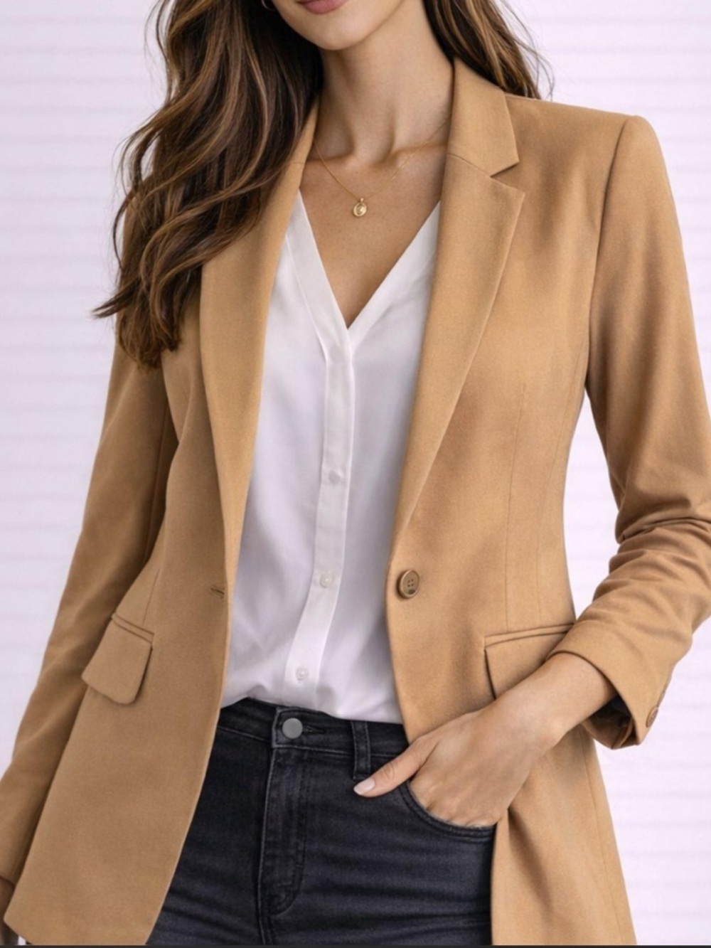 Preview Collection Beige Wool Blazer​